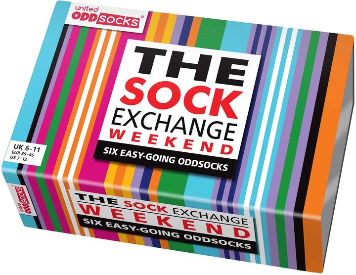 Actual product image United Oddsocks The Sock Exchange Weekend (pack of 3, 39 - 46)