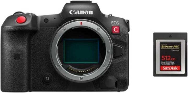 Actual product image Canon R5 C incl. CFExpress 512GB memory card