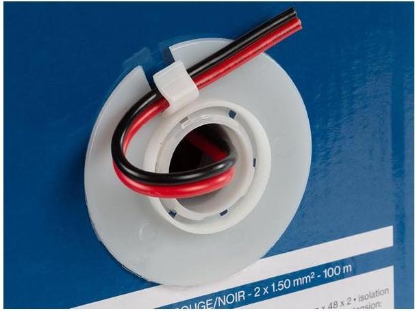 Produktbild Cables CCA-LAUTSPRECHERKABEL - ROT/SCHWARZ - 2 x 1.50 mm² - ROLLE 100 m (100 m)