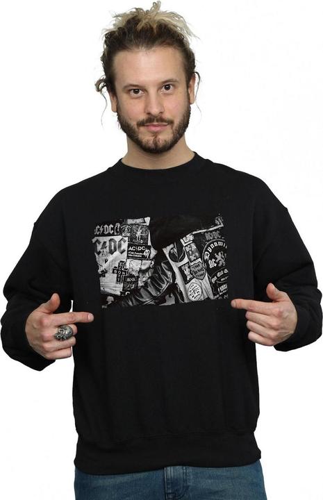 Immagine prodotto AC/DC Felpa in cotone da uomo della collezione Badges And Posters (M)