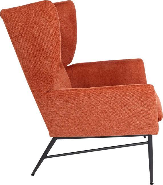 Immagine prodotto Mendler Sedia da salotto HWC-L62, tessuto/metallo tessile - terracotta-marrone