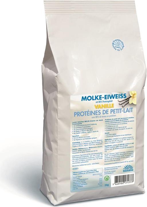 Actual product image Biosana Whey protein powder vanilla (1 Piece, Powder, 2000 g)