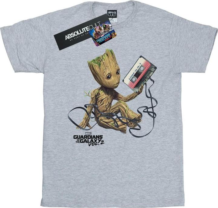 Actual product image Boys Guardians Of The Galaxy Groot Tape T-Shirt (128)