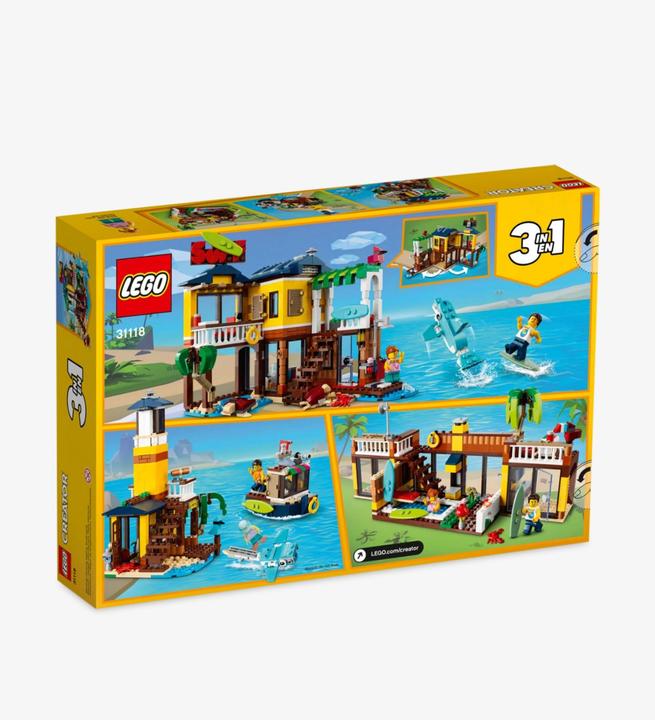 Image du produit LEGO Maison de plage des surfeurs (31118, LEGO Creator 3-in-1)
