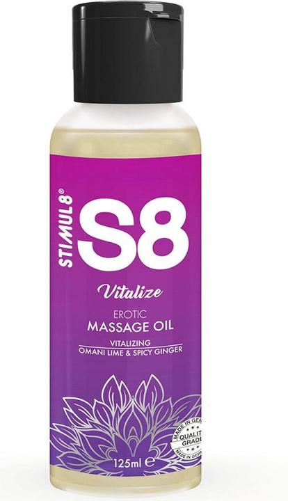Actual product image Stimul8 S8 Massage Oil 125ml (125 ml)