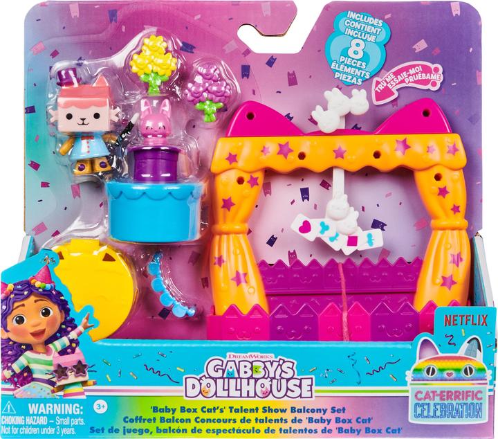 Actual product image Gabby's Dollhouse Baby Box Talent Show Balcony