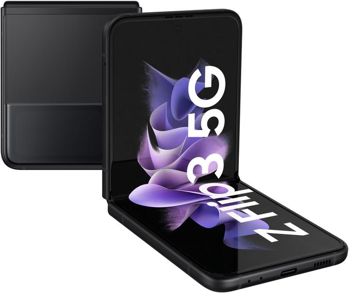 Produktbild Samsung Galaxy Z Flip3 5G EU (128 GB, Phantom Black, 6.70", Dual SIM, 12 Mpx, 5G)