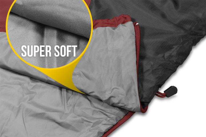 Actual product image Normani Ultralight sleeping bag Runty (210 cm)