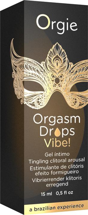 Actual product image Orgie Orgasm Drops Vibe (15 ml)