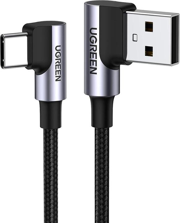 Image du produit Ugreen Câble de recharge rapide USB C à angle droit (0.50 m, USB 2.0)