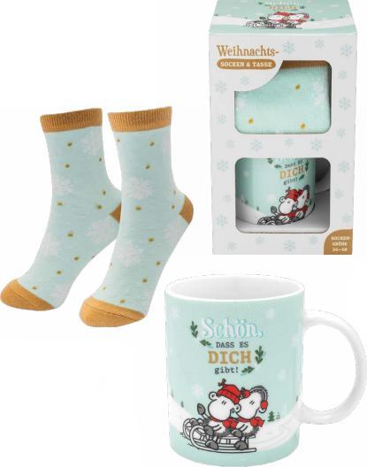 Image du produit Sheepworld Article de fan Ensemble tasse-chaussettes Toi taille 36 - 40 (Une unité par pack, 36 - 40)