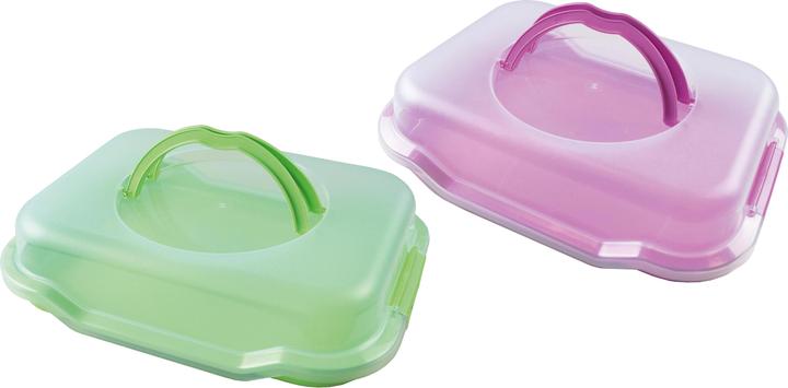 GIES Kuchenbutler 45x38x9,5cm farbig sortiert