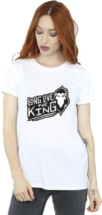 Actual product image Disney Womens/Ladies The Lion King The King Cotton Boyfriend T-Shirt (S)