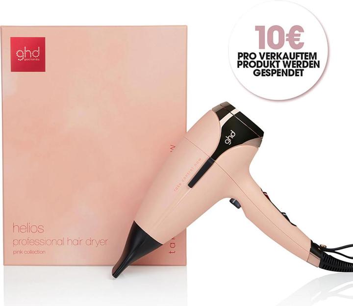 Actual product image ghd pink helios hairdryer