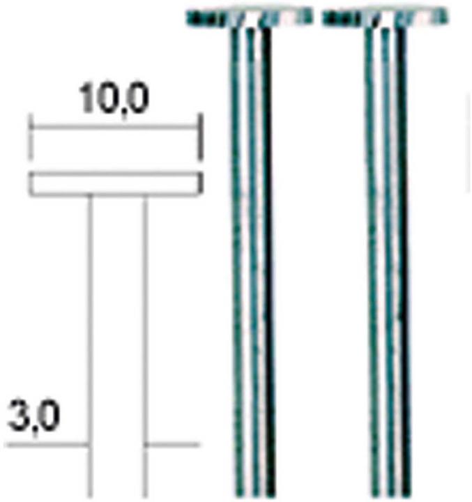 Produktbild Proxxon Wolfram-Vanadium-Fräser Ø10mm, 2 Stk.