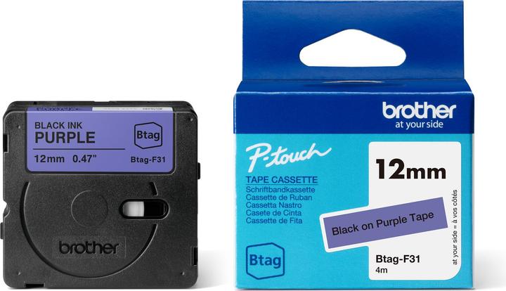 Actual product image Brother Btag (1.20 cm, Violet)