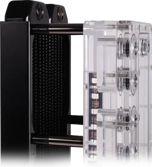 Actual product image Alphacool AGZ Core Push Mounting 50mm M3/M4/UNC 6-32 Set 4x