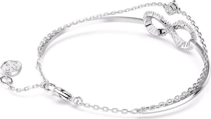 Image du produit Swarovski Hyperbola Bracelet Infini Blanc (16.50 cm, Métal Swarovski)