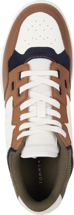 Actual product image Tommy Hilfiger Th Basket Better Ii Leather Men's Leather Shoes (43)
