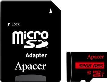 Immagine prodotto Apacer Scheda di memoria flash (adattatore microSDHC/SD incluso) (32 GB, microSDHC, U1, UHS-I)