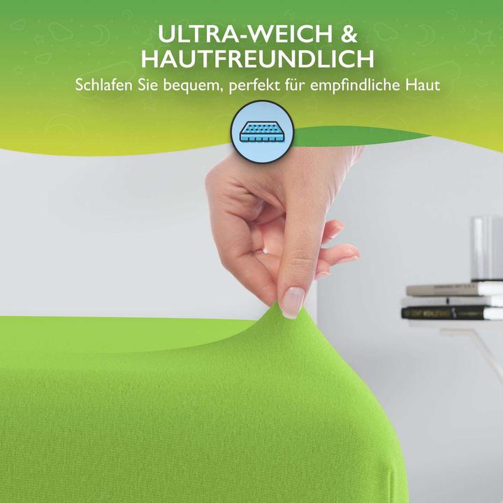 Actual product image Etérea Comfort Jersey Topper (180 x 200 cm, 200 x 200 cm)