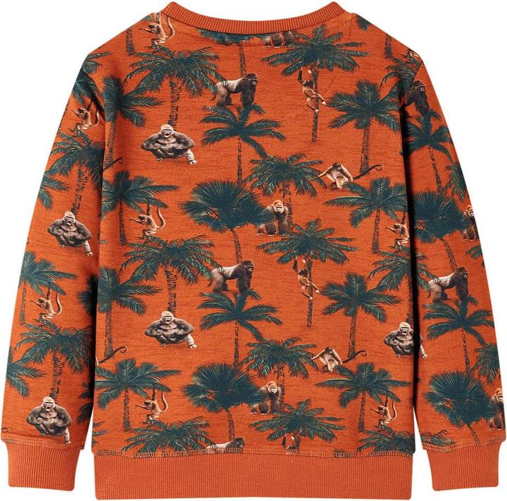 Actual product image VidaXL Children's sweatshirt light rust brown 128,Material: 95 (128)