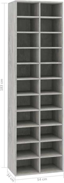 Actual product image VidaXL Gianna (54 x 34 x 183 cm)