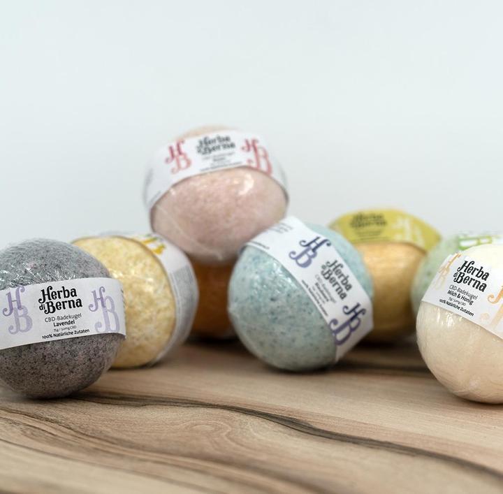 Image du produit Herba di Berna Boule de bain citronnelle & citron vert (Bombe de bain)