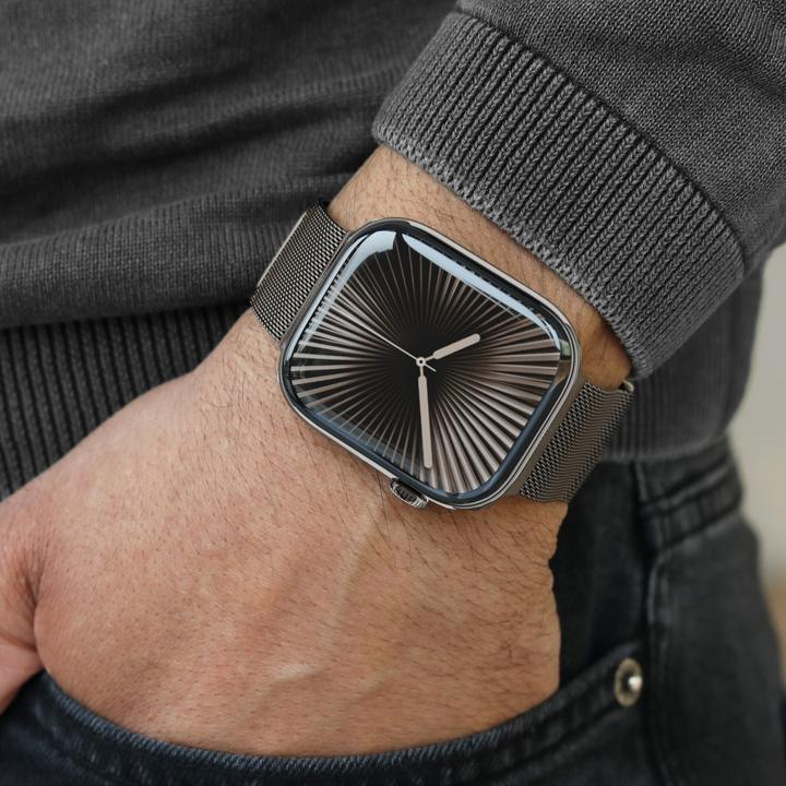 Immagine prodotto Vonmählen Milanesearmband 2 für Apple Watch 42/44/45/49mm Granite Grey (Acciaio inossidabile)