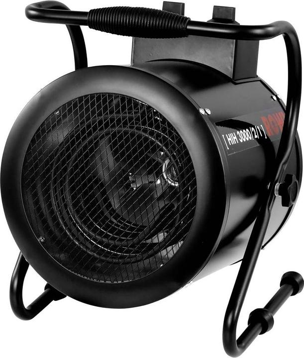 EMZ Radiateur soufflant industriel, 3000 W, L x l x h 340 x 330 x 400 mm. (3000 W)