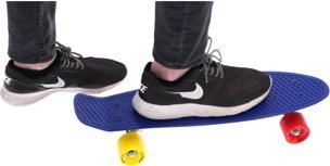 Immagine prodotto Skateboard Blu 55 Cm ABEC 7 Allarme