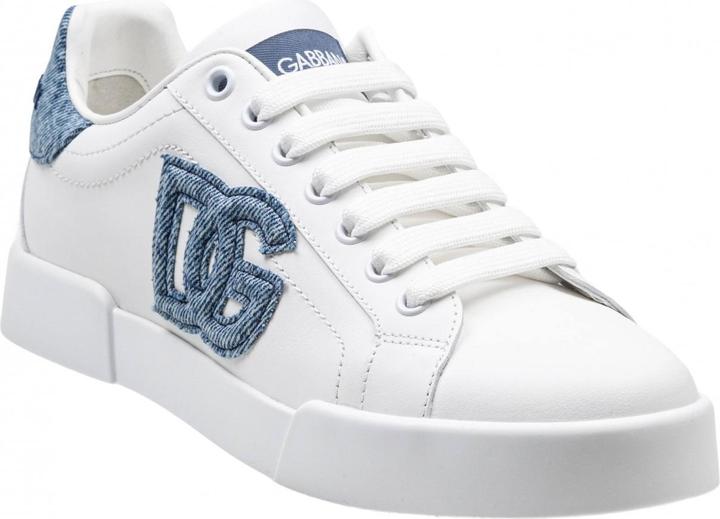 Produktbild Dolce & Gabbana portofino light in leather white and light blue (40)