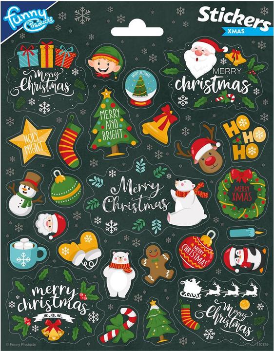 Produktbild Totum Aufkleberbogen Weihnachten