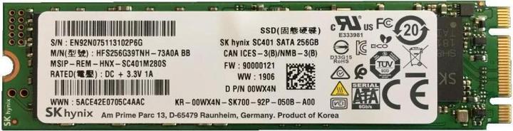 Actual product image Dell SSDR 256 S3 2280 MICRON M600 (256 GB)