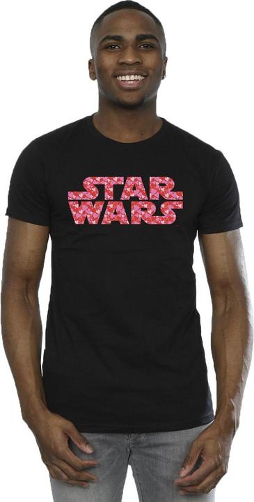 Actual product image Star Wars Mens Heart Logo T-Shirt (L)