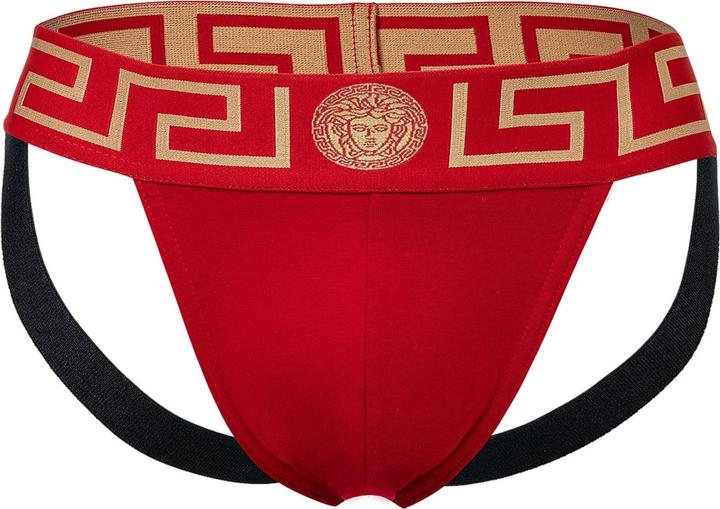 Actual product image Versace Underpants Jock Strap Jersey Topeka Bi-Stretch Cotton Organic New Logo (XXL, Single pack)