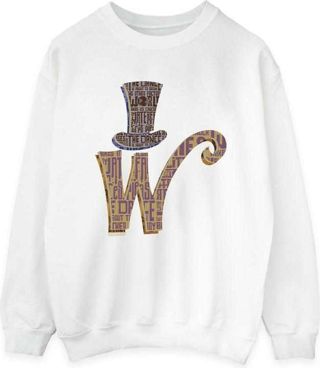 Produktbild Willy Wonka & the Chocolate Factory W Logo Hat Sweatshirt (5XL)