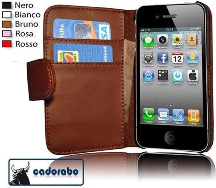 Produktbild Cadorabo Schutzhülle für Apple iPhone 4 / iPhone 4S aus glattem Kunstleder (Apple iPhone 4s, Apple iPhone 4)