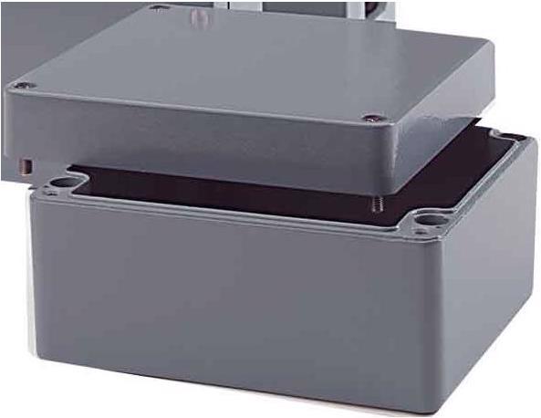Actual product image Rose Electronics housing aluminum 80x75x57 010808060