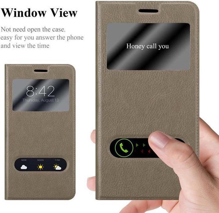 Produktbild Cadorabo Book mit View Doppelfenster Cover (Honor 5C)