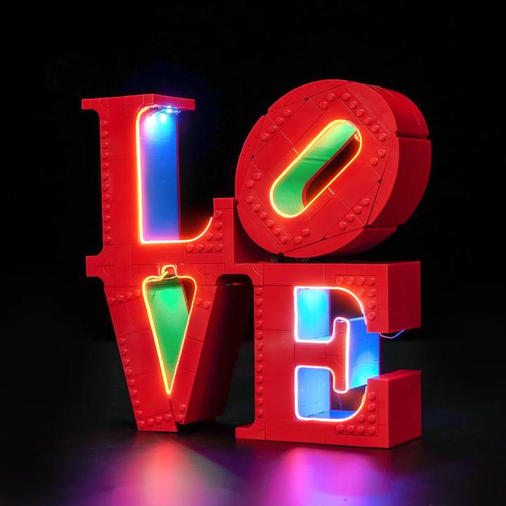Actual product image BrickBling LED Licht Set für LEGO LOVE (31214)