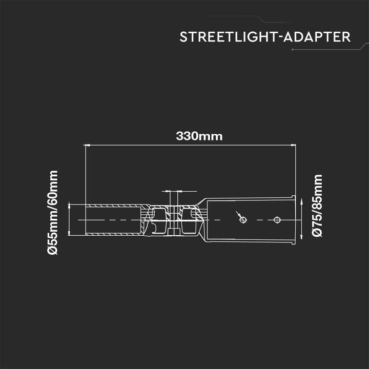 Produktbild V-TAC VT795 Adapter für Strassenbeleuchtung