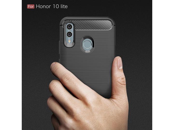 Produktbild Screenguard Honor 10 Lite Hülle Carbon Brushed Soft TPU (Honor 10 Lite)