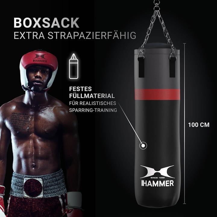 Immagine prodotto Hammer Fitness Sacco da boxe Home Fit Cobra (100 cm, 19 kg)