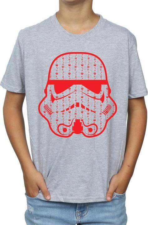 Immagine prodotto Star Wars Christmas Stormtrooper Helmet Maglietta Ragazzi (128)