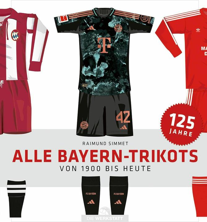 Actual product image Alle Bayern-Trikots (German, Raimund Simmet, 2025)