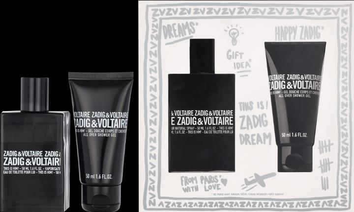 Image du produit Zadig & Voltaire This is Him! Noël 2023 Eau de Toilette 50 / Gel Douche (Eau de toilette, 100 ml)