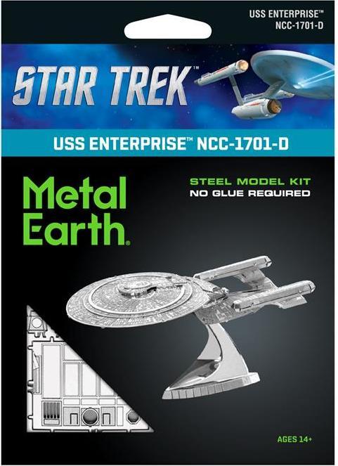 Actual product image Metal Earth Star Trek USS Enterprise NCC - 1701 - D