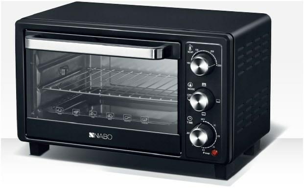 Immagine prodotto NABO Mini forno BM1600 nero/acciaio inossidabile