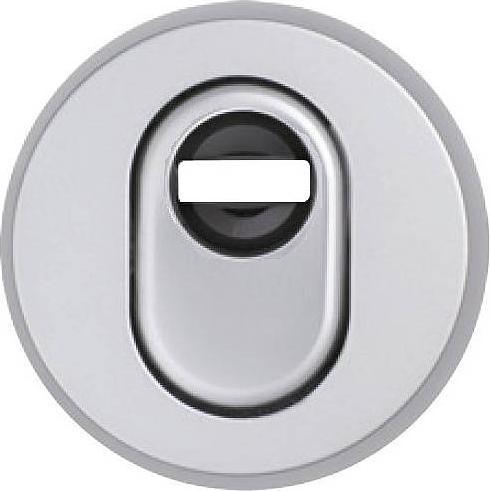 Actual product image Universal Textiles Stainless steel protective rose, round, cylinder cover (Door plate set)